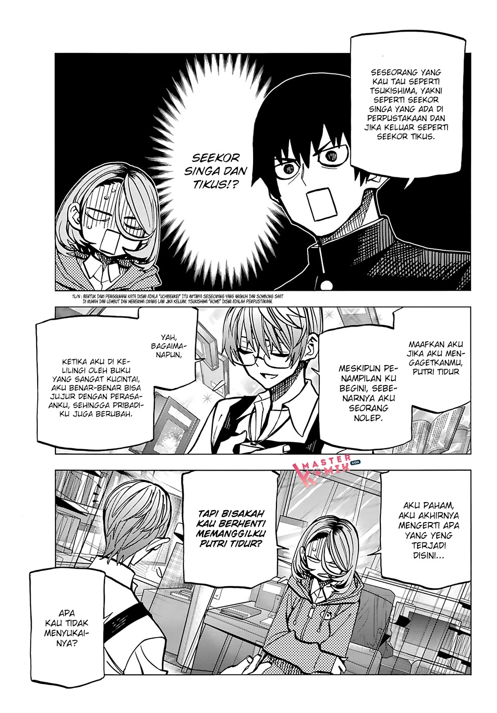 The Story Between a Dumb Prefect and a High School Girl with an Inappropriate Skirt Length Chapter 05 Gambar 17